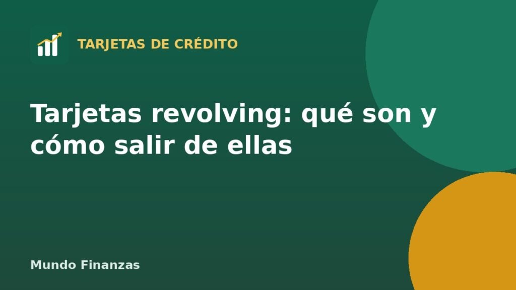 Tarjetas revolving: qué son y cómo salir de ellas